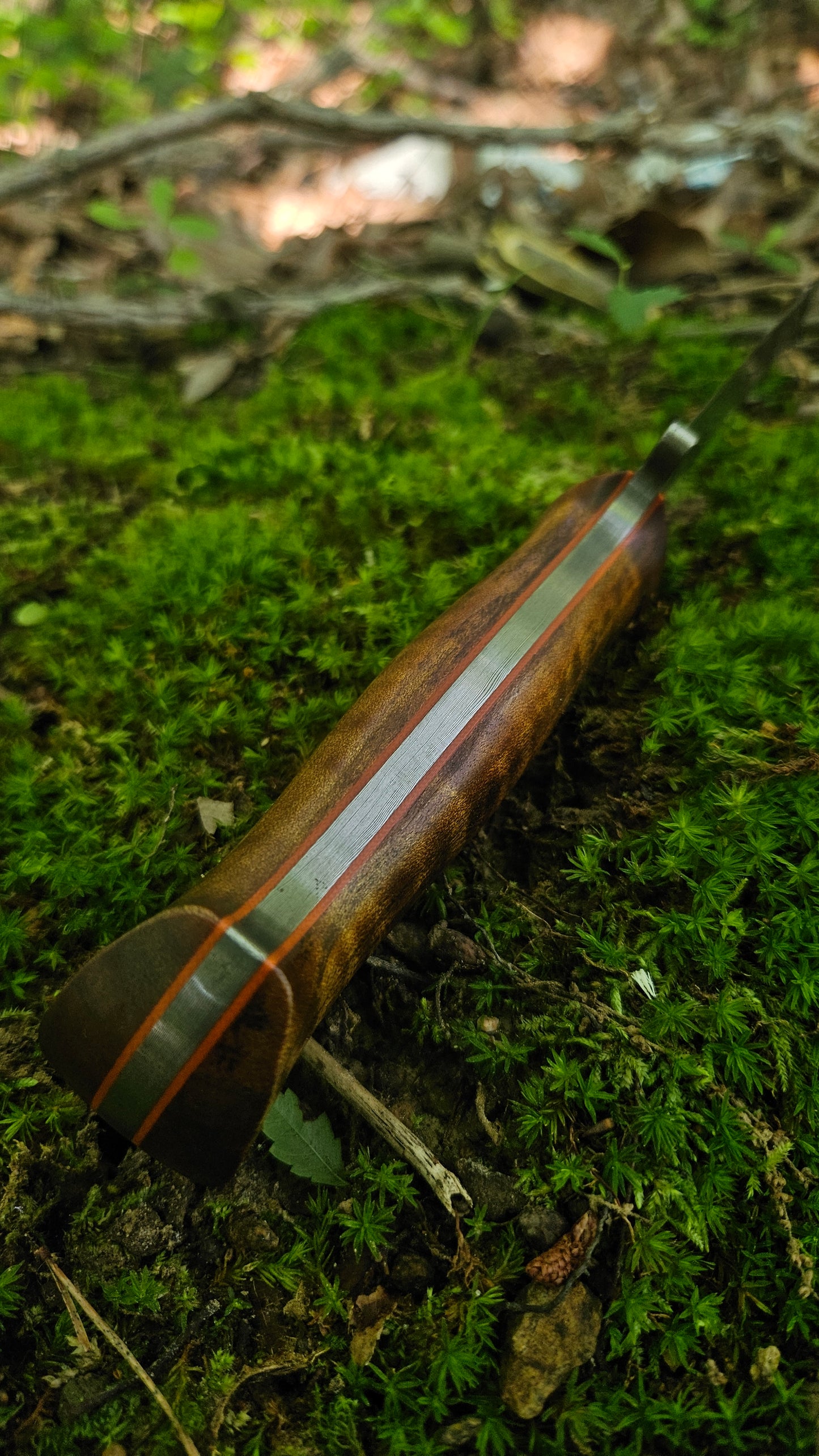 Damascus Camp Knife